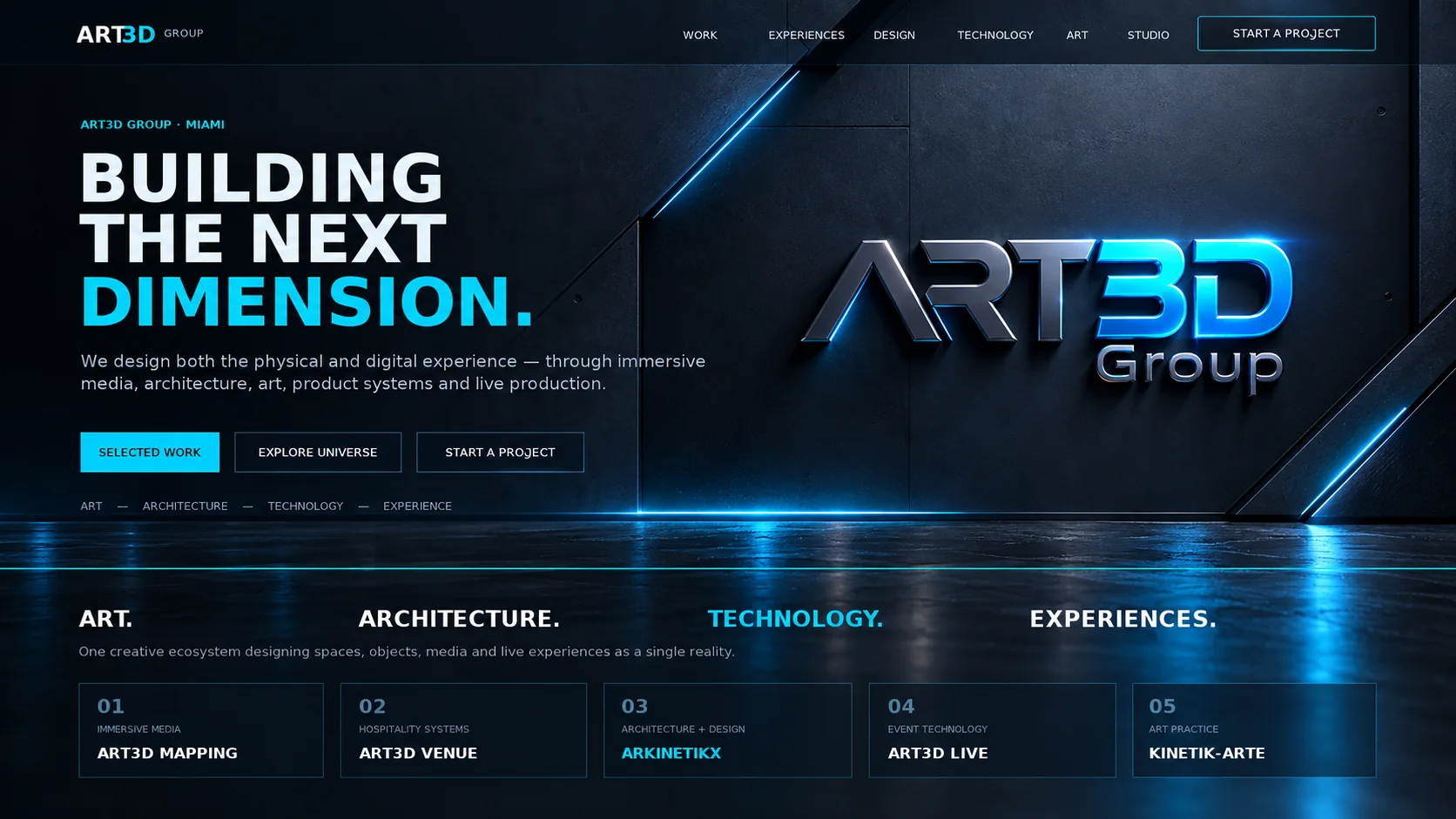 ART3D Venue concept visualization